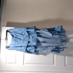 High low blue skirt size 2X by Forever 21.